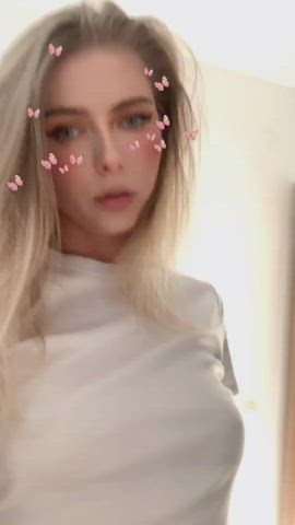 It's cool at home, but it's hot inside me 🥰🥵