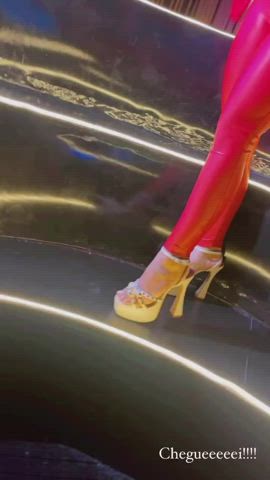 babe blonde brazilian celebrity latex gif