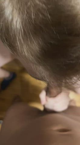 BBC Blowjob Gay Sloppy Twink gif