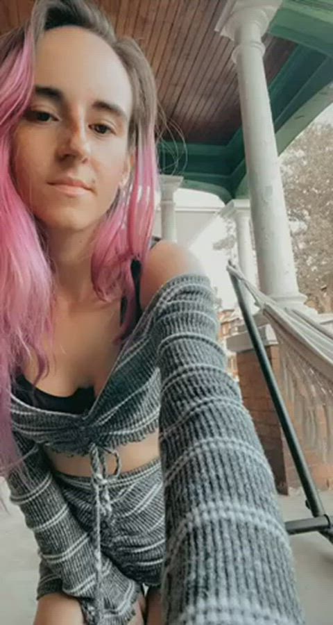 BubbleShe was a petite girl with perky tits, and she loved to show them off. She