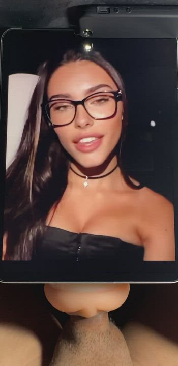 Madison Beer fleshlight fucking cum tribute HUGE load