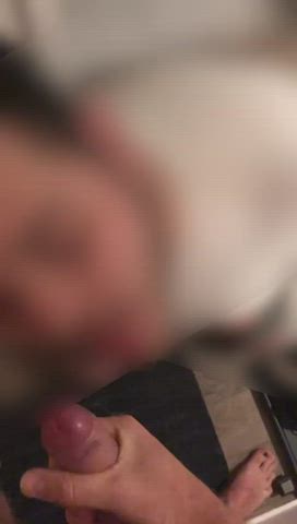 cumshot facial uncut gif