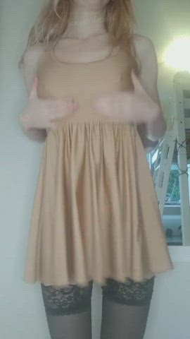 Ass Blonde Bouncing Bouncing Tits Pale Skinny Small Tits Stockings Tits gif