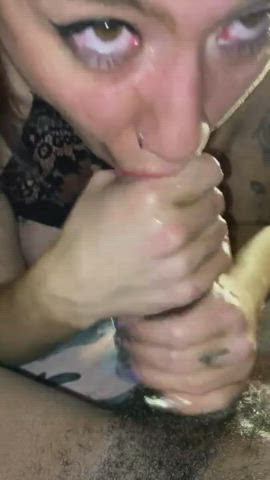 BBC Blowjob Deepthroat Escort Handjob Hardcore Interracial Prostitute Sloppy gif
