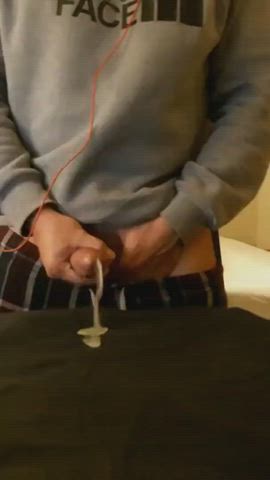 big dick cock cum cumshot gay jerk off male masturbation gif