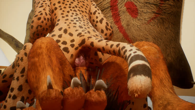 3D Anal Animation Cowgirl gif