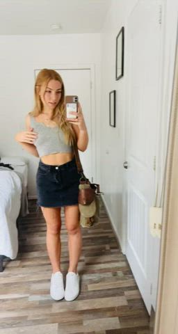 First day of class means no panties 😇