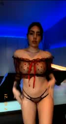 Lingerie Teen Tits gif