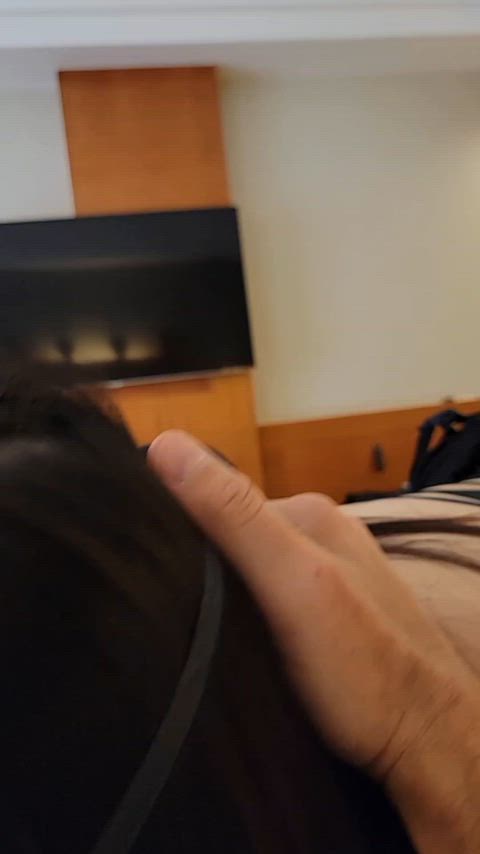 "I like that White Cock in my mouth". And she gets it. What a good girl!