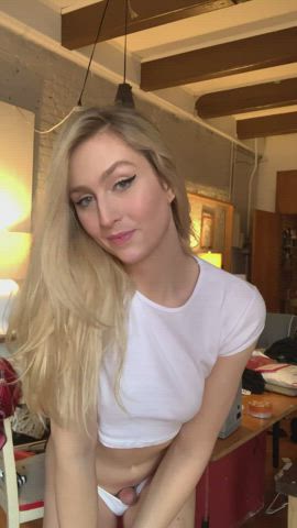 girl dick natural natural tits trans trans-girls gif