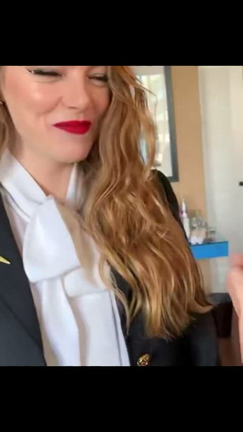 celebrity emma stone redhead gif