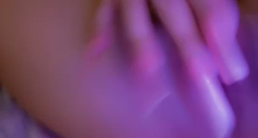 Playing with my clit before bed