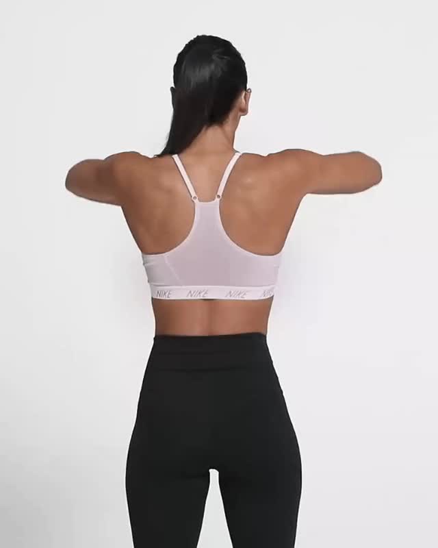 Allison Stokke stretching