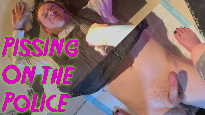 Pissing on the police