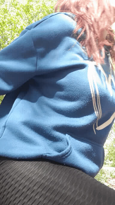 Real chav having a little outdoor fun 😚 x
