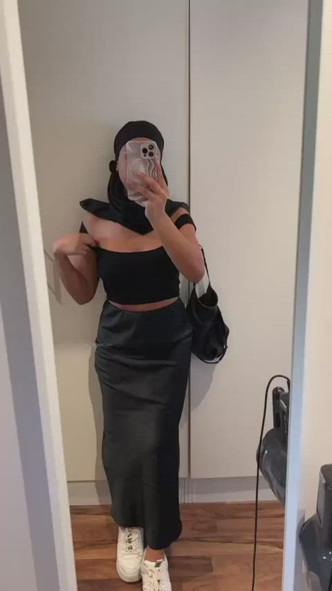 amateur big tits hijab gif