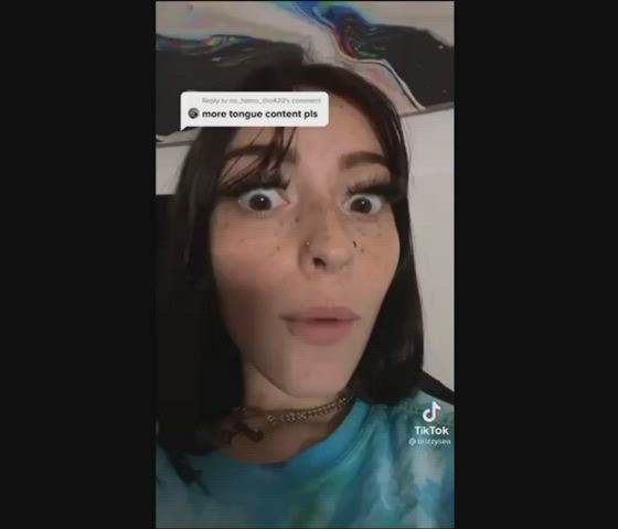 Your gf love teasing her horny tiktok followers by submitting to their slutty requests