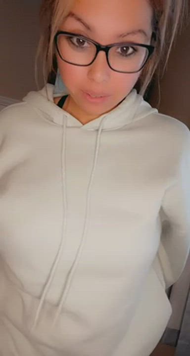 Hiding under my hoodie (drop)