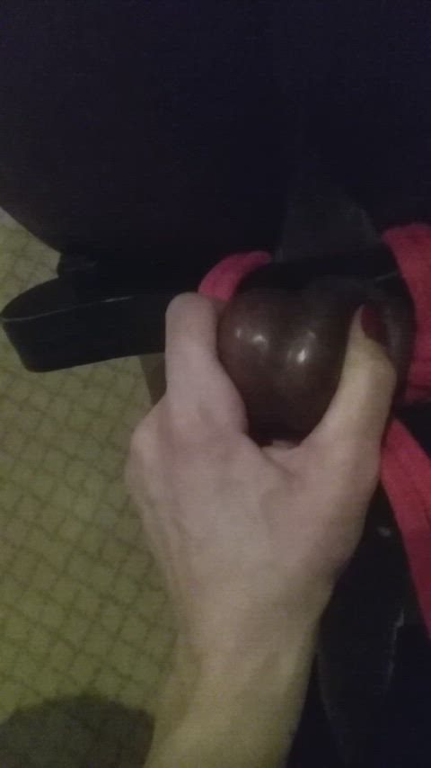 His humbled balls have no escape