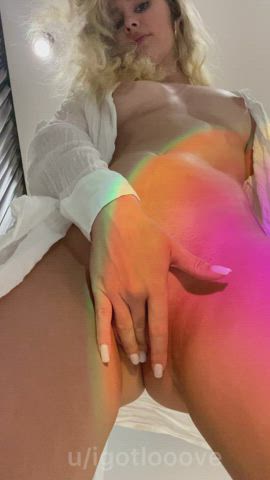 My wet pussy is in desperate need of man's hands