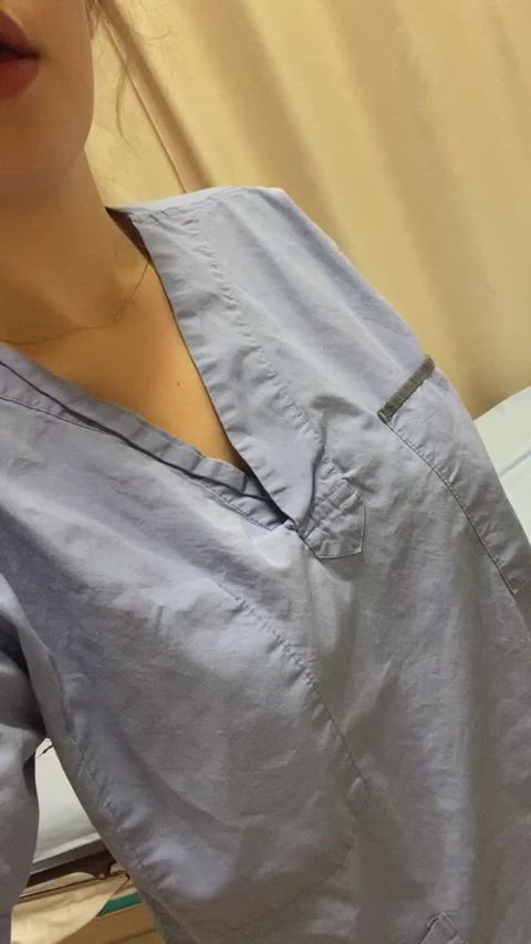 big tits boobs tits uniform amateur-girls just-boobs solo gif