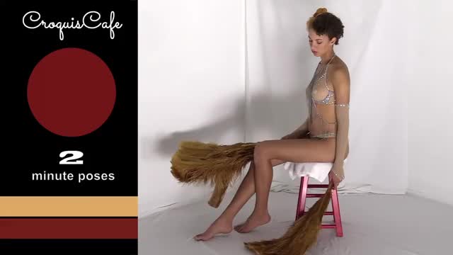 Croquis Cafe: Figure Drawing Resource No. 354 (Burlesque costumes)