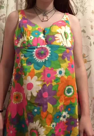 two surprises waiting for you under this flowery dress! [oc]