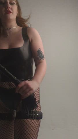 dominatrix fishnet latex gif