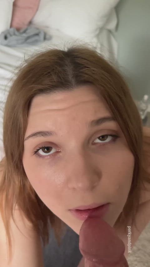amateur cute facial huge load gif