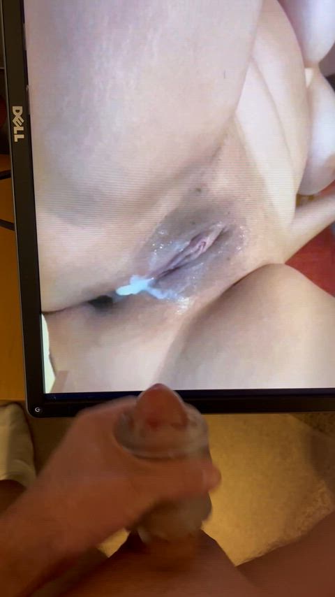 cum on pussy cumshot fleshlight masturbating tribute gif