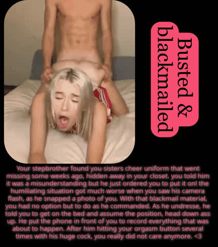 Busted and blackmailed