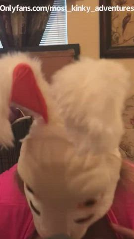 blowjob cosplay cum swallow kinky mask moaning onlyfans orgasm gif
