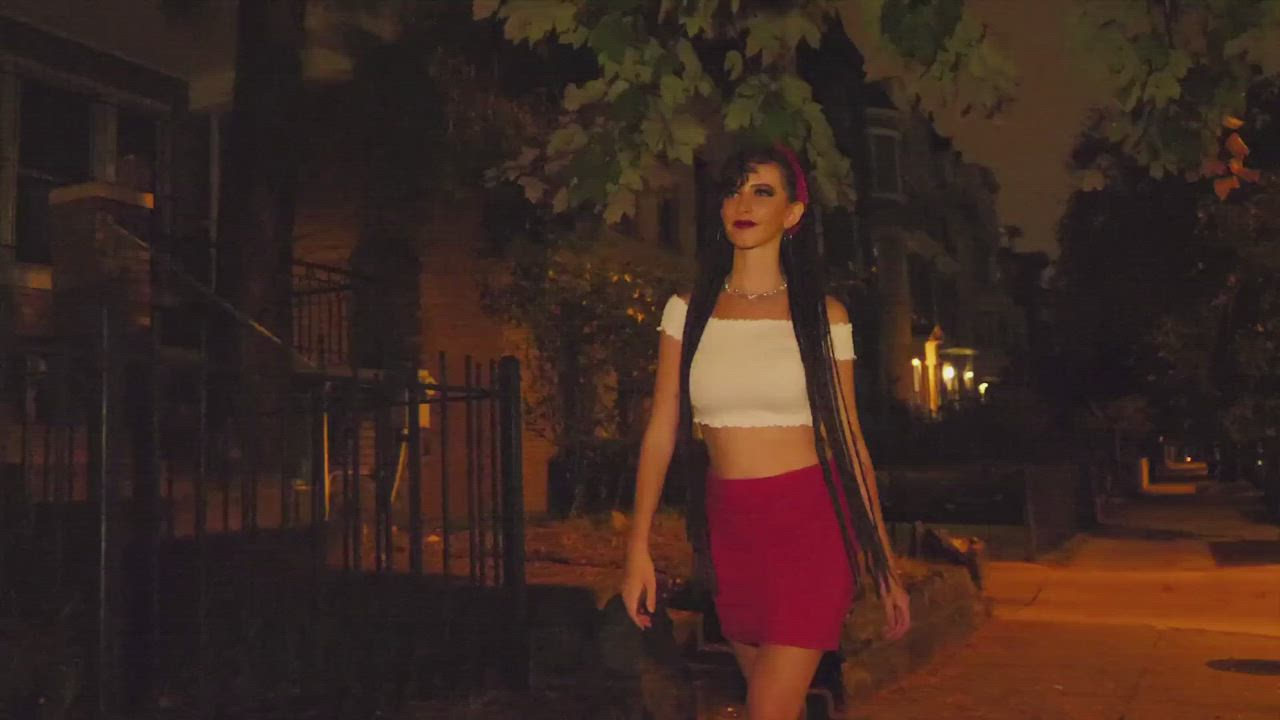 American Big Dick Stranger Trans White Girl gif