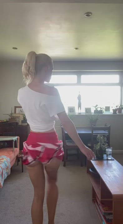 Babe Cheerleader Teasing gif