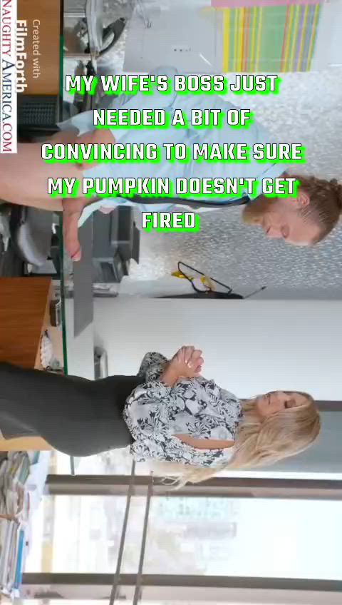 I sure hope my wife is happy now