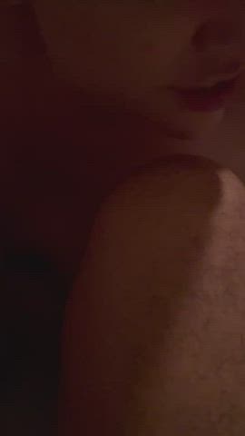 Sure could use some help drying my tits and hairy pussy off. But gotta warn you.