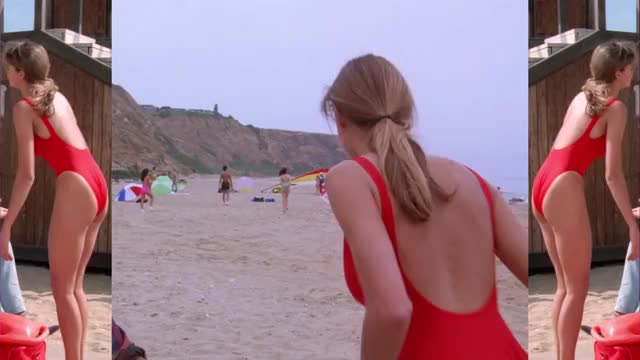 Vanessa Angel - Baywatch (S2, 1991) - backstory compilation (split-screen edit)