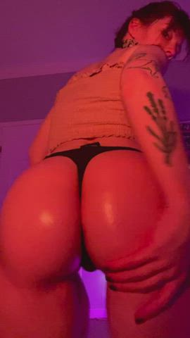Would you like oiled ass in thong?