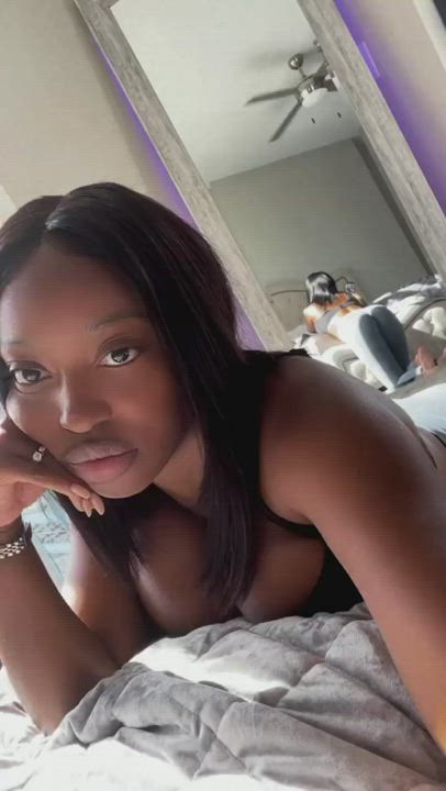 Ass Big Tits Busty Ebony Ebony Couple Leggings OnlyFans Teen gif