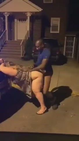 bbc bbw big ass caught interracial jiggling pawg public gif
