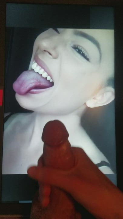 Cumshot Tribbing Tribute gif