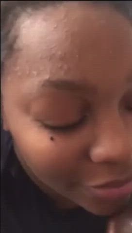 amateur bbc blowjob cum cum in mouth cumshot ebony facial huge load gif