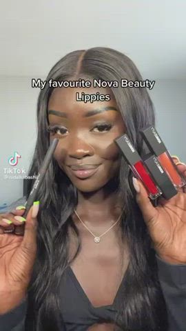 ebony lips lipstick lipstick fetish pretty tiktok gif