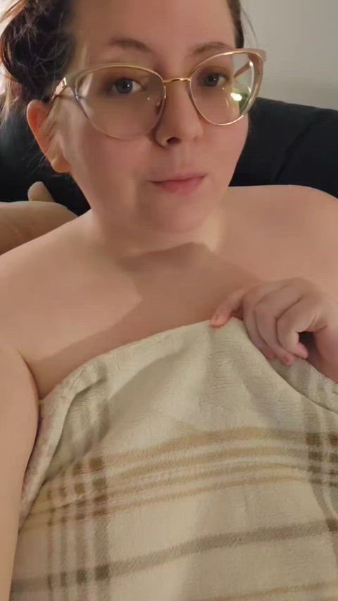 bbw glasses tits gif