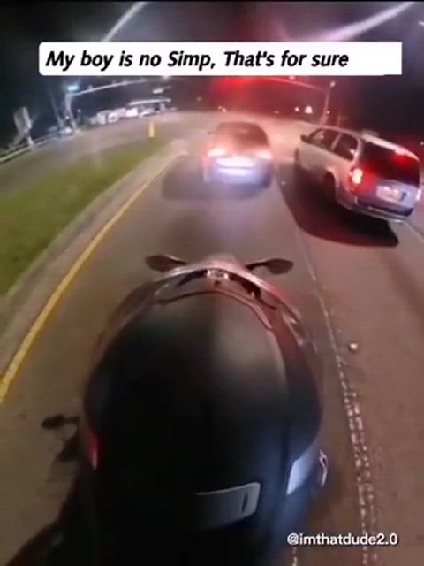 I suppose that's one way to try and get away with an accident