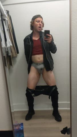 Humping my hand makes a wet spot in my underwear 😉