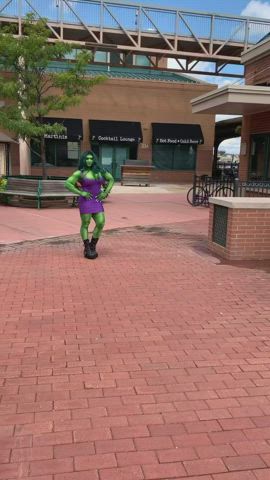 Big Tits Bodybuilder Cosplay Muscular Girl gif