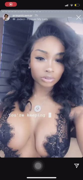 Ebony Goddess Lingerie gif