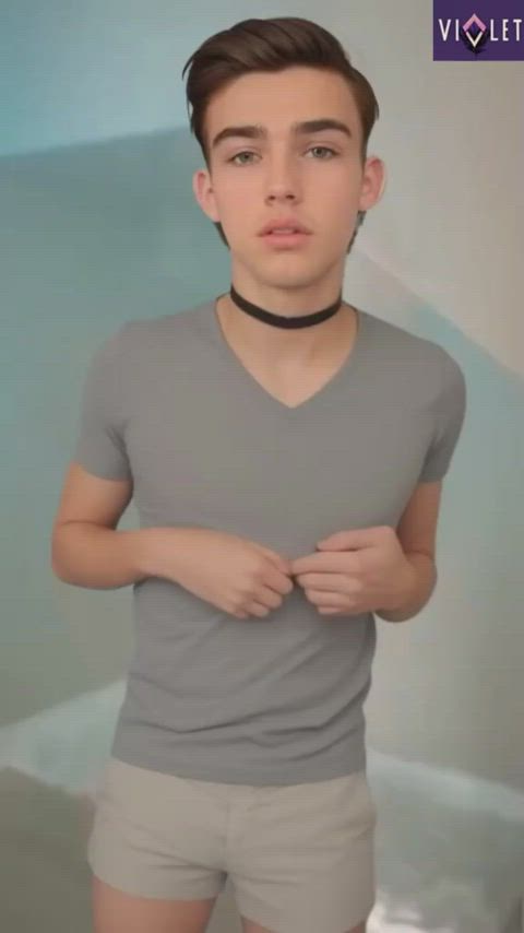 animation babe brunette genderfluid sissy sissy slut gif