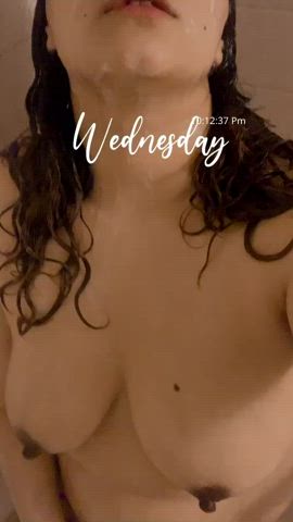 You could play with my wet tits while I shower <3
